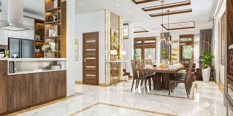 thiết kế phòng bếp đẹp