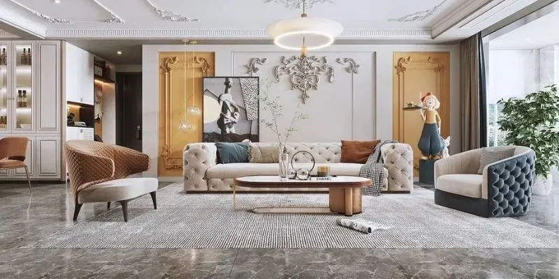 thiết kế nội thất phòng khách